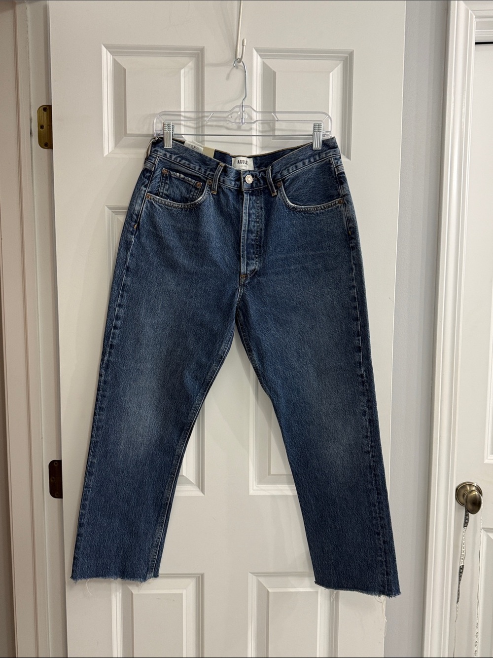 Agolde Women’s Straight Jeans in Dark Indigo NWT